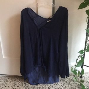 Navy Blouse